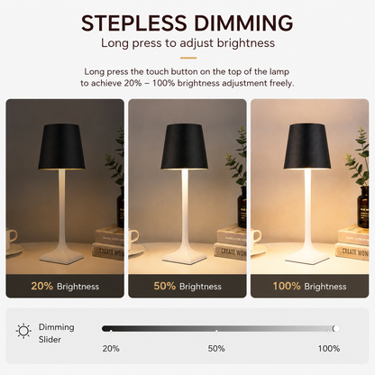 Nordic Rechargeable Table Lamp | Modern USB LED Light
