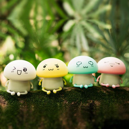 Silicone Touch LED Cartoon Pet Night Light Mushroom Lamp